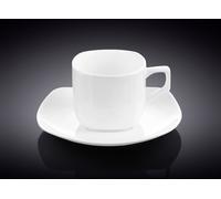 Wilmax Tasses et soucoupes à thé Set 2 pièces 200 ml Porcelaine WL-993003/2C