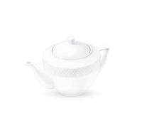 Wilmax - Théière anglaise classique - Cafetière - En porcelaine - Service à thé de haute qualité - Lavable au lave-vaisselle - Idéal en set - Coffret cadeau - Blanc - 900 ml