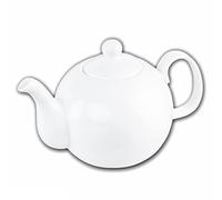 Wilmax - Théière OLIVIA - en porcelaine - Pour le café - Pour le thé - Élégante - Résistante aux rayures - Lavable au lave-vaisselle - Compatible micro-ondes - Ergonomique - Contenance : 1100 ml