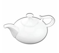 Wilmax - Théière OLIVIA - en porcelaine - Pour le café - Pour le thé - Élégante - Résistante aux rayures - Lavable au lave-vaisselle - Compatible micro-ondes - Ergonomique - Contenance : 2250 ml