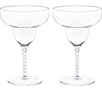 Wilmax verres à margarita (set de 2) 250 ml verre en cristal WL-888107/2C