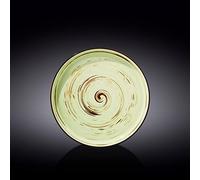 Wilmax WL-669119/A Assiette ronde en porcelaine Pistache Diamètre 23 cm