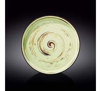 Wilmax WL-669120/A Assiette ronde en porcelaine Pistache Diamètre 28 cm