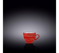 Wilmax WL-669233/A Tasse en porcelaine Rouge Capacité 75 ml
