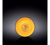 Wilmax WL-669436/B Soucoupe en Porcelaine Jaune Diamètre 15 cm
