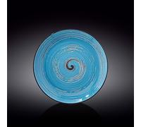 Wilmax WL-669614/A Assiette ronde en porcelaine Bleu 25,5 cm