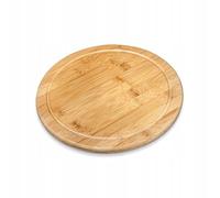 Wilmax WL-771090/A Assiette Plateau en Bambou 30,5 cm de diamètre, 1,5 cm de Hauteur