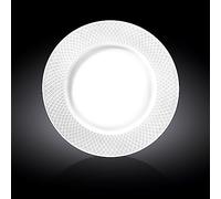 Wilmax WL-880117/2C Lot de 2 assiettes en porcelaine Blanc 28 cm