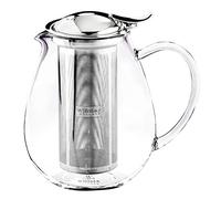 Wilmax WL-888802/A Théière en verre borosilicaté, capacité de 850 mL