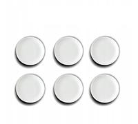 Wilmax WL-991011/A Assiette à pain en porcelaine avec bord roulé Blanc Diamètre 15 cm