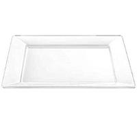 Wilmax WL-991223/A Assiette en porcelaine Blanc 25 cm x 25 cm