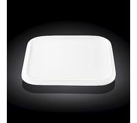 Wilmax WL-991229/A Plaque carrée en porcelaine Blanc 31 cm x 31 cm