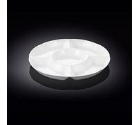 Wilmax WL-992019/A Bol rond en porcelaine divisée Blanc 25,5 cm
