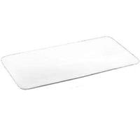 Wilmax WL-992620/A Assiette plate en porcelaine Blanc Longueur 30 cm Largeur 16 cm