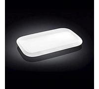 Wilmax WL-992659/A Assiette de service en porcelaine Blanc 20 cm x 12 cm