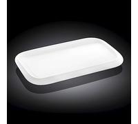 Wilmax WL-992660/A Assiette de service en porcelaine Blanc Longueur 25,5 cm Largeur 15 cm