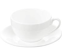 Wilmax WL-993000/AB Set de tasses à thé et soucoupe en porcelaine Blanc Capacité 250 ml