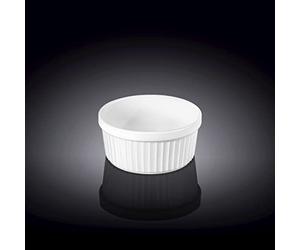 Wilmax WL-996136/A Ramequin en porcelaine Blanc Diamètre 12 cm Hauteur 5,5 cm Capacité 400 ml
