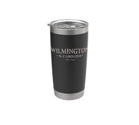 Wilmington Caroline du Nord - Simple Wilmington NC Gobelet isotherme en acier inoxydable double paroi