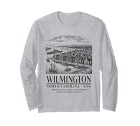 Wilmington Caroline du Nord : Ville Historique de la rivière avec des Contes Manche Longue
