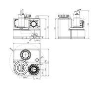 Wilo Wilo Station de relevage eaux usées DrainLift SANI-S. 11/ /540/3C-CEE, CEE 16A, 3P+N+PE 6h, 400V Quantité:1