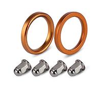 WILRAY 2 Pièces Joint De Tuyau De Silencieux D'échappement 4 Pièces Écrou pour H&Onda VF700F/S 1984-1985 VF750F 1983-1984 VF750S 1982-1983 VFR700F 1986-1987 VFR750R 1990 Accessoires