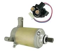 WILRAY Accessoires Démarreur Et Relais pour Y&amaha Warrior 350 YFM350 1987 1988 1989 1990 1991 92 93 94 95 96 97 98 1999 2000 2001 2002 2003 Big Bear 350 4x4 1987-1996 Moto-4 350 1987-1995