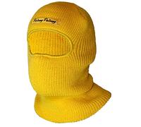 WILROB Balaclava - Masque de tempête à 1 trou - Cagoule végétalien - Pour moto, vélo, jaune, taille unique