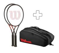 Wilson 2x Clash 100 V3.0 + sac de tennis 1