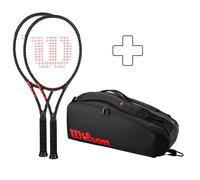 Wilson 2x Clash 100L V3.0 + sac de tennis 3