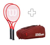Wilson 2x Defyer 98 Pro V1 plus sac de raquettes 1