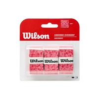 Wilson Surgrip de tennis AbsorbX Dry - Pack de 3 - Rouge