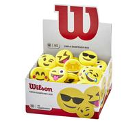 Wilson Antivibrateurs motif Emoji – Lot de 50 Jaune/Noir WR8404901001