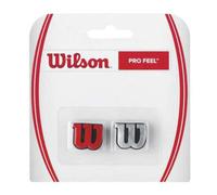 Wilson Anti-vibrateurs Pro Feel – Réduction des vibrations – Lot de 2 Rouge/Argenté
