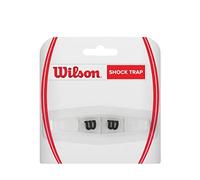 WILSON Anti-Vibrateurs avec Logo pour Raquette, Shock Trap, Transparent/Noir, WRZ537000