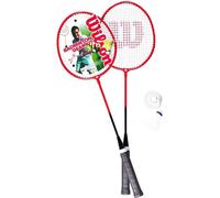 Wilson Badminton Gear Kit - 2 raquettes, Shuttles & Bag