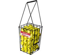 Wilson Panier de ramassage de balles Ball Pick Up WRZ323700 – Inoxydable, Noir, jusqu'à 75 balles