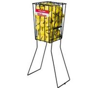 WILSON Panier pour le Ramassage des Balles, Ball Pick Up, Contient jusqu'à 75 balles, Inoxydable, Noir, WRZ323700