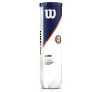 Wilson Balles de tennis Roland Garros All Court 2 tubes de 4 balles