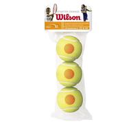 Wilson Balles de tennis Starter WRT137300 - Paquet de 3 Orange Stage 2