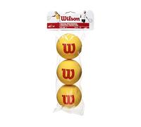 WILSON Balles de Tennis Starter Foam, Paquet de 3, Jaune/Rouge, pour les Enfants, WRZ258900