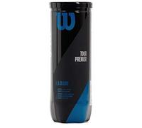 WILSON Balles de Tennis Tour Premier, Boîte de 3, pour tous les Revêtements, Jaune, WRT109400