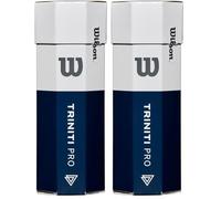 WILSON Balles de Tennis Triniti Pro, Jaune, 1 x 3 balles (Lot de 2)