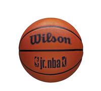 Wilson Ballon de Basket, Jr. NBA DRV Plus, Extérieur et Hall de Sport, Taille: 6, Brun