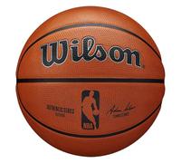 Wilson Ballon de Basket, NBA AUTHENTIC SERIES, Extérieur, Caoutchouc gommeux, Taille : , Brun