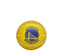 Wilson Ballon de Basket, NBA Dribbler, Golden State Warriors, Extérieur et Hall de Sport, taille : Junior, Bleu