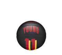 WILSON Ballon de Basket, NBA Player Icon Mini, Trae Young, Atlanta Hawks, pour Extérieur et Intérieur