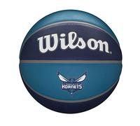 Wilson Ballon de Basket, NBA TEAM TRIBUTE, CHARLOTTE HORNETS, Extérieur, caoutchouc, taille : 7