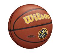 WILSON Ballon de Basket, NBA TEAM TRIBUTE, DENVER NUGGETS, Extérieur, caoutchouc, taille : 7