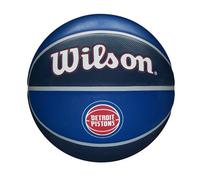 WILSON Ballon de Basket, NBA Team Tribute, Detroit Pistons, Extérieur, Caoutchouc, Taille : 7 WTB1300IDDET